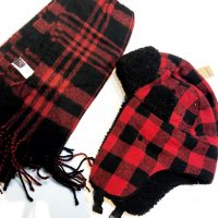 شال گردن و کلاه بافتنی و دستکش بچه گانه